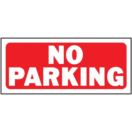 HY-KO No Parking Sign 6" x 14", 5PK A23002